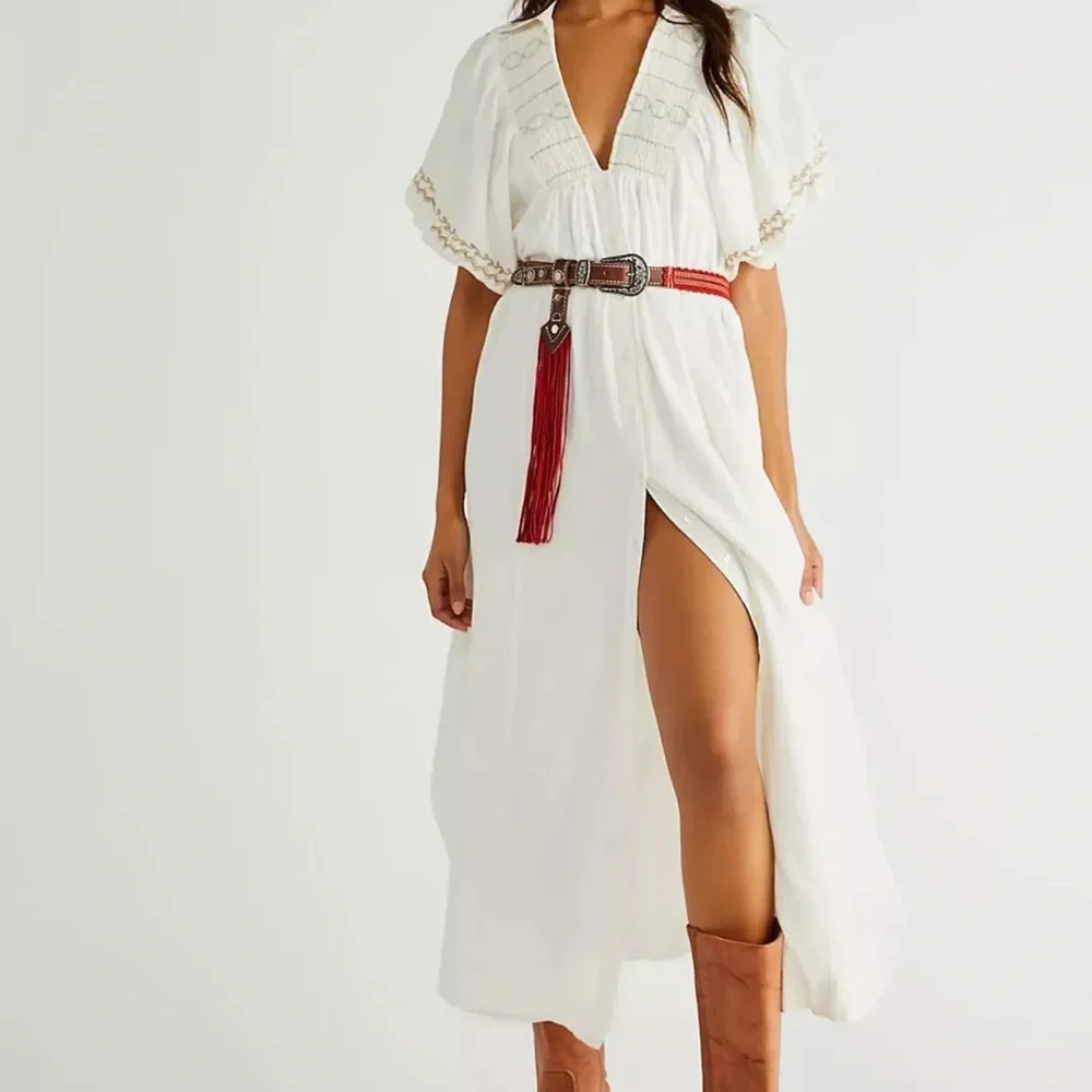 XS Free People Samantha Shirt Dress - Picture 7 of 7